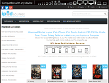 Tablet Screenshot of imovielounge.com